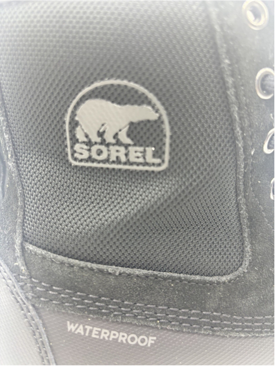 Sorel Buxton Boots Mens 8 Snow Waterproof Lace Up Comfort Casual Ankle Top Black main image 5